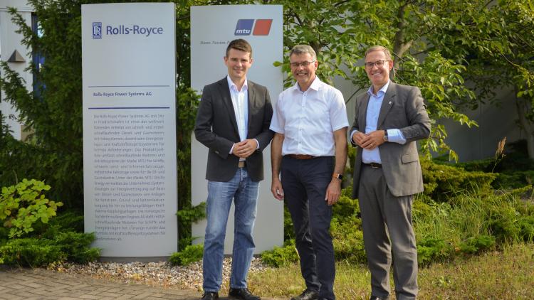 Unternehmensbesuch bei Rolls-Royce in Magdeburg